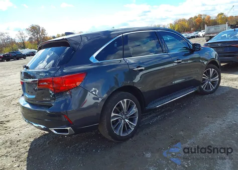 2019 Acura Mdx Technology Pkg z USA, uszkodzony, nr VIN 5J8YD4H57KL030291